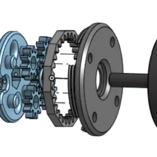 Hộp số hành tinh giảm tốc 4:1 (FRC) cho motor NEO