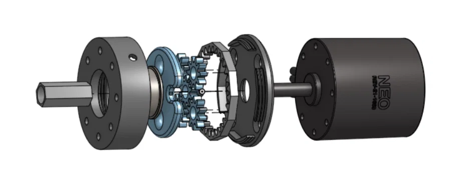 Hộp số hành tinh giảm tốc 4:1 (FRC) cho motor NEO - Image 2