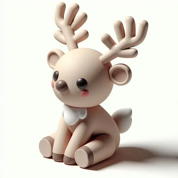 Tuần lộc tối giản siêu dễ thương – bạn đồng hành 3D in cho mùa lễ hội! - Image 1