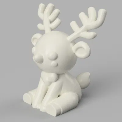 Tuần lộc tối giản siêu dễ thương – bạn đồng hành 3D in cho mùa lễ hội!