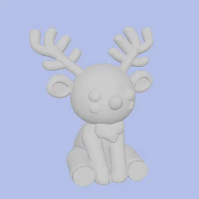 Tuần lộc tối giản siêu dễ thương – bạn đồng hành 3D in cho mùa lễ hội!