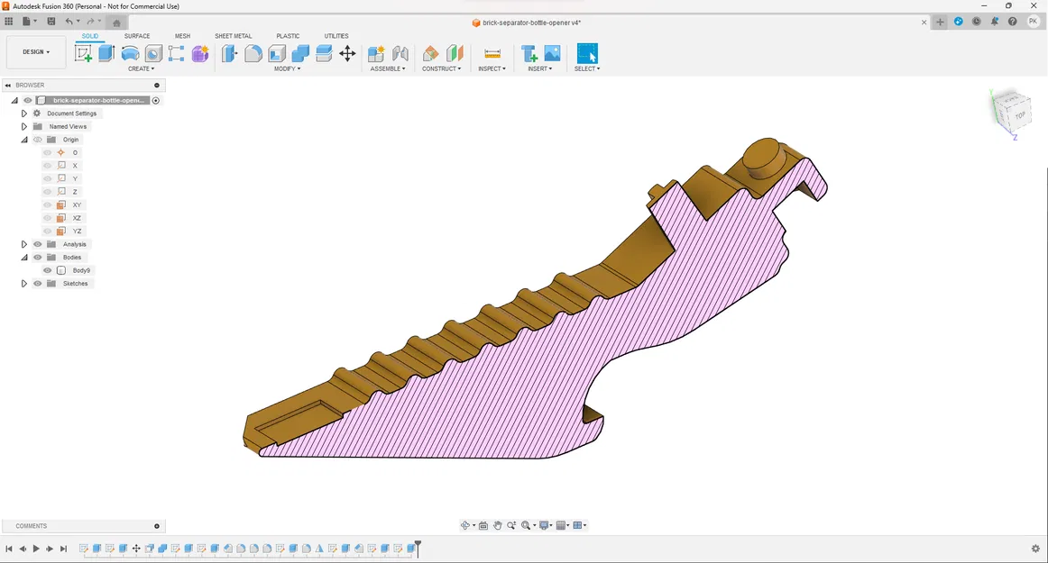 Đồ tách gạch LEGO kiêm mở nắp chai (LEGO Brick Separator/Bottle Opener) - Image 4
