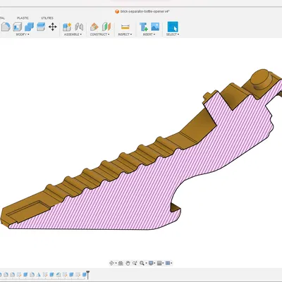 Đồ tách gạch LEGO kiêm mở nắp chai (LEGO Brick Separator/Bottle Opener)