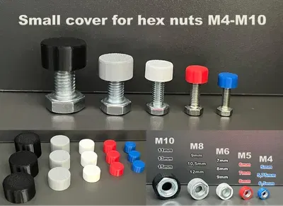 Nắp Chụp Bảo Vệ Đai Ốc Lục Giác M4-M10 Đủ Màu - Image 1