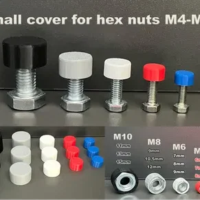 Nắp Chụp Bảo Vệ Đai Ốc Lục Giác M4-M10 Đủ Màu