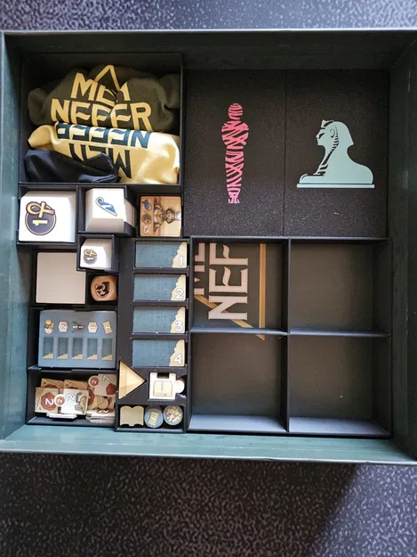 Men-Nefer + promo: Insert/Organizer cho boardgame - Image 3