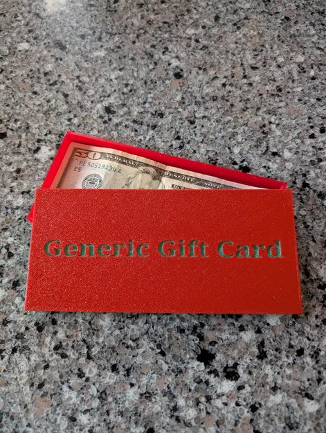 Hộp quà tiền mặt - trò đùa “Generic/Universal Gift Card” cho sinh nhật, Noel - Image 1