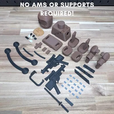 Bộ Kit Chunkbacca (Không Support, Không AMS, Không Cần Keo)