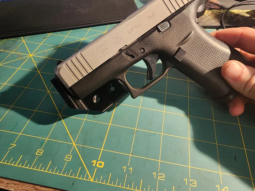 Giá treo tường handgun low-profile cho 9mm/380acp/22 - Image 1