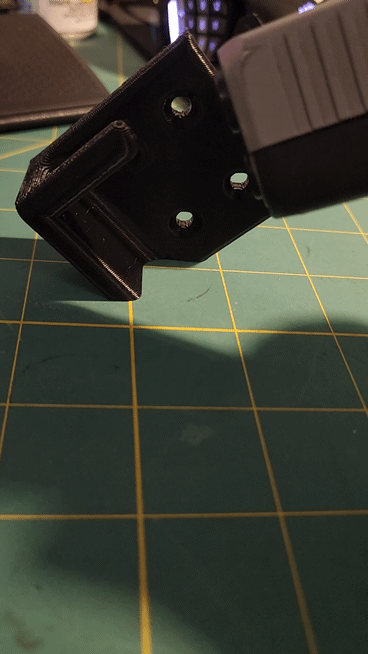 Giá treo tường handgun low-profile cho 9mm/380acp/22 - Image 3