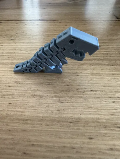 Khủng Long Flexi-Rexi 3D Có Lỗ Treo Chìa Khóa - Image 1