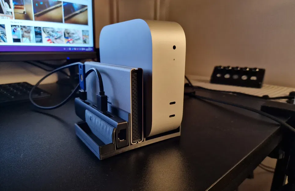 Giá đỡ dọc Apple Mac mini M4 kèm HUB + SSD - Image 1
