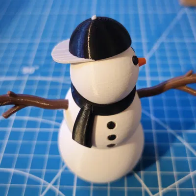 Nón Baseball Người Tuyết (Snowman Baseball Hat)