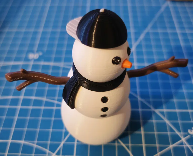 Nón Baseball Người Tuyết (Snowman Baseball Hat) - Image 3