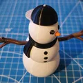 Nón Baseball Người Tuyết (Snowman Baseball Hat) - Thumbnail 3
