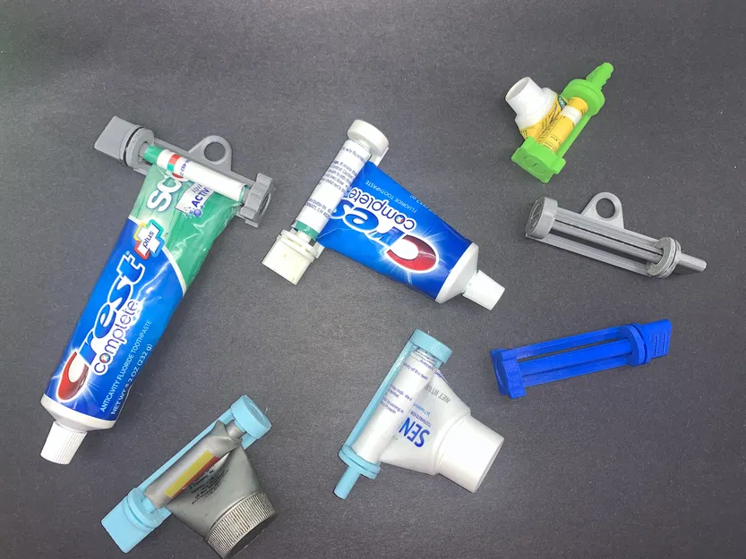 Lock Step Tube Roller - Print in Place (Đồ lăn/khóa ống kem đánh răng) - Image 1