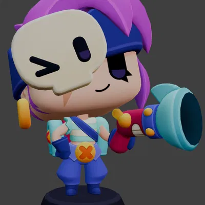 Mô Hình Penny "Pop Penny" - Siêu Ngầu Từ Brawl Stars