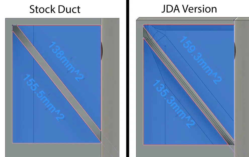 Ống gió Ender 3 - Quạt 5015 - Magnetic Mount - JDA Improved - Image 2