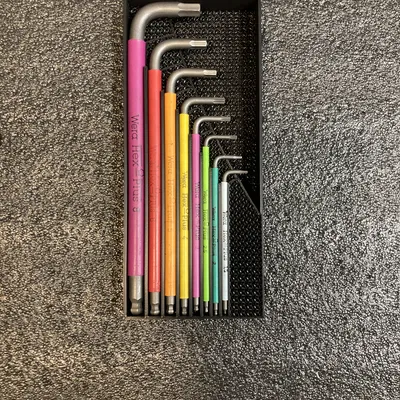 Giá đỡ bộ lục giác Wera 1.5–8mm cho foam 20mm