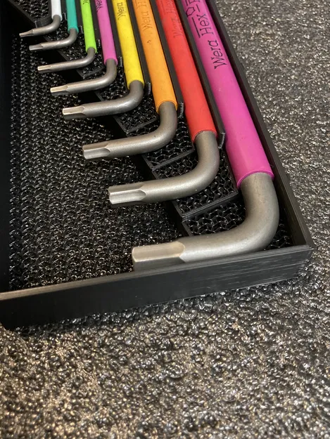 Giá đỡ bộ lục giác Wera 1.5–8mm cho foam 20mm - Image 3