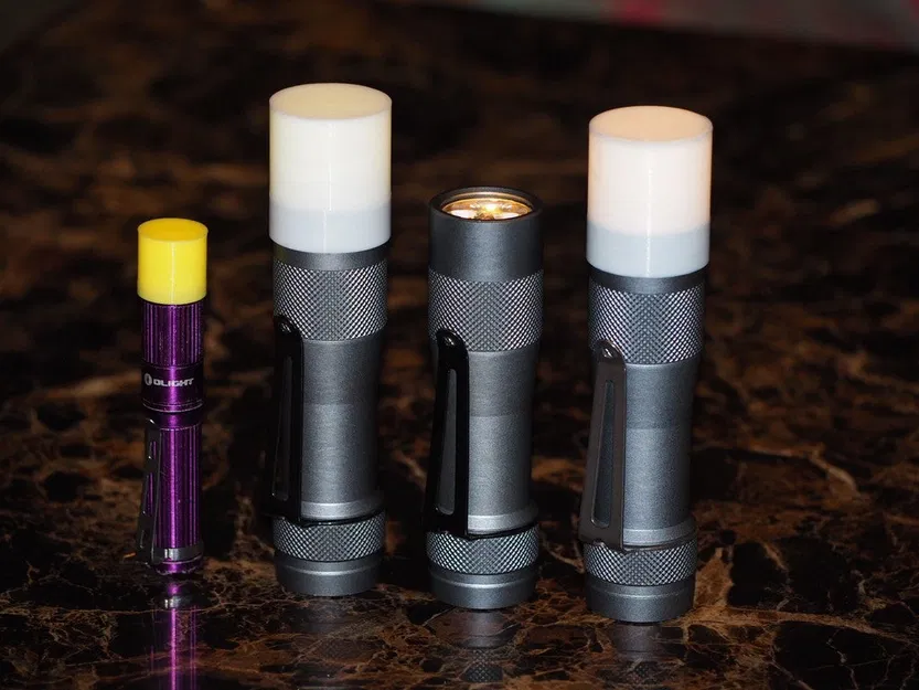 Flashlight Diffuser (Chụp tán sáng cho đèn pin) - Image 1