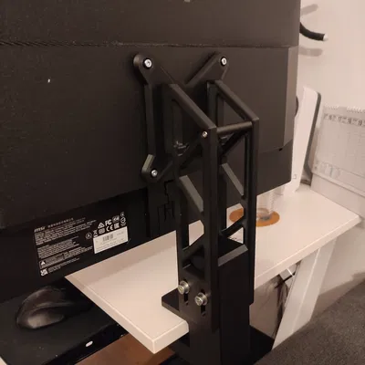 Giá đỡ màn hình VESA 100 kẹp bàn, điều chỉnh độ cao