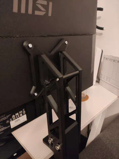 Giá đỡ màn hình VESA 100 kẹp bàn, điều chỉnh độ cao - Image 3