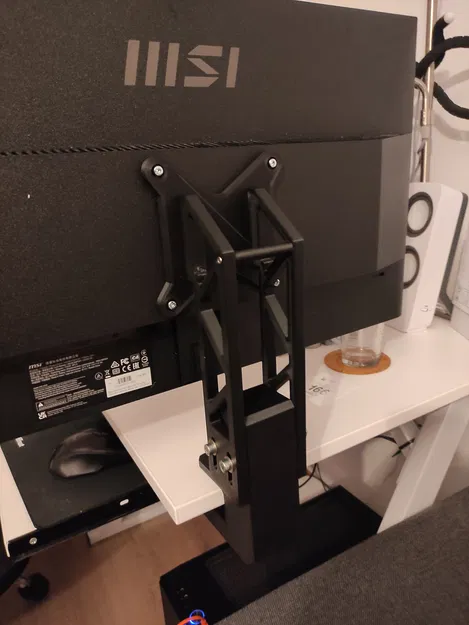 Giá đỡ màn hình VESA 100 kẹp bàn, điều chỉnh độ cao - Image 4