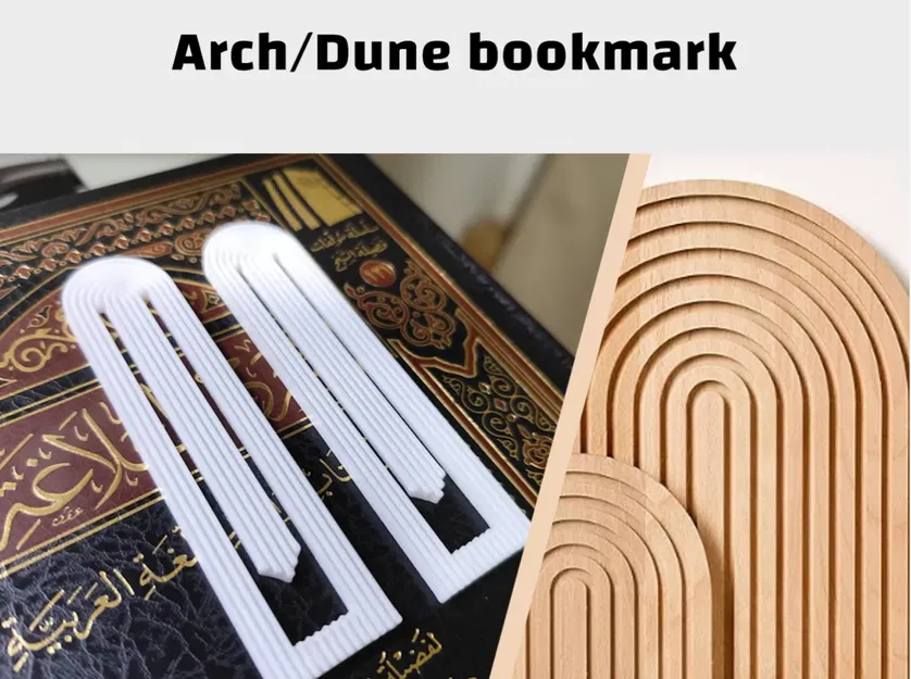 Bookmark/Đánh dấu trang họa tiết Arch / Dune (Page marker) - Image 1