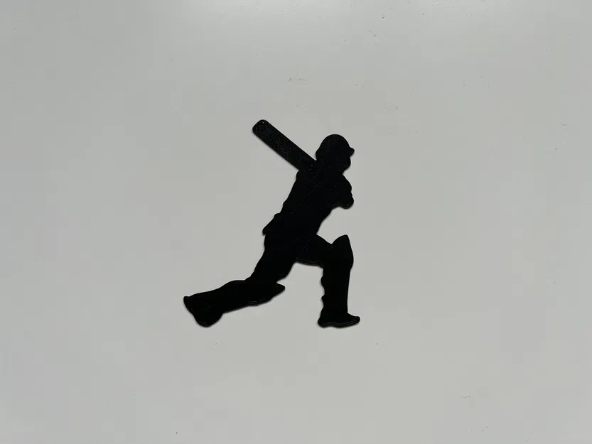 Tranh Treo Tường Người Chơi Cricket 3D Độc Đáo - Image 1