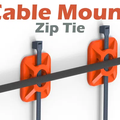 Kẹp Giữ Dây Cáp Zip Tie Thông Minh (In 3D)