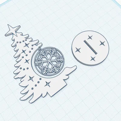 Cây Thông Noel 3D Trang Trí Độc Đáo