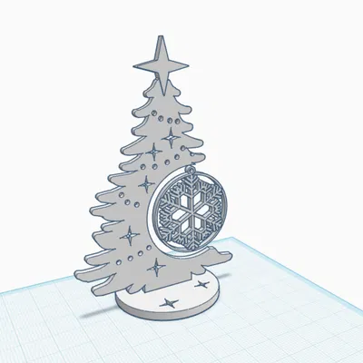 Cây Thông Noel 3D Trang Trí Độc Đáo