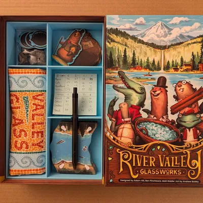 Organizer (Insert) cho Board Game River Valley Glassworks