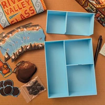 Organizer (Insert) cho Board Game River Valley Glassworks