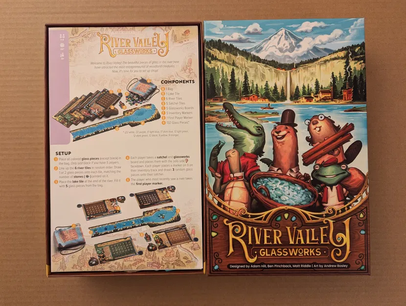 Organizer (Insert) cho Board Game River Valley Glassworks - Image 3