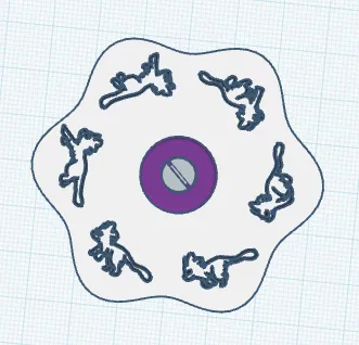 Spinner Cảm Giác "Ảo Ảnh" Mèo Con Độc Đáo - Image 1