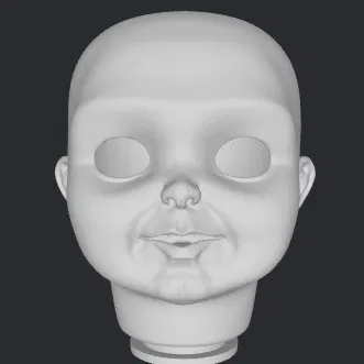 Đầu búp bê Chucky 2 Good Guys (bản dùng trên phim)