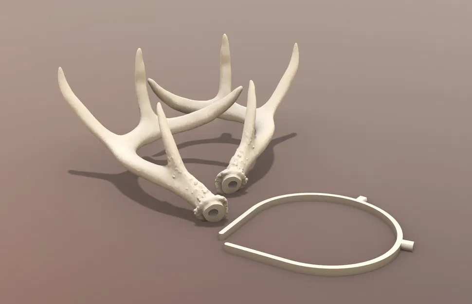 Cặp Sừng Nai Tí Hon Cho Mèo - Phụ Kiện 3D Độc Đáo - Image 5