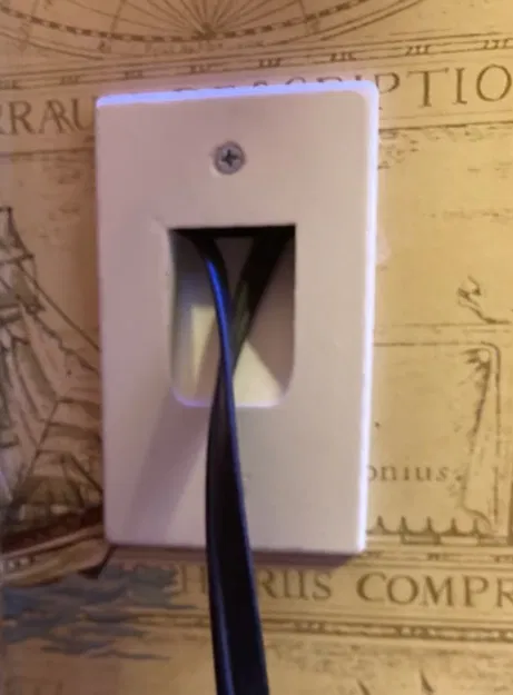 Tấm ốp tường luồn dây điện áp thấp (Single Gang) - Image 1