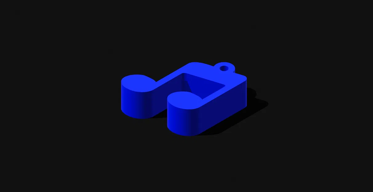 Móc Khóa Nốt Nhạc 3D - Phụ Kiện Cho Người Yêu Âm Nhạc - Image 2