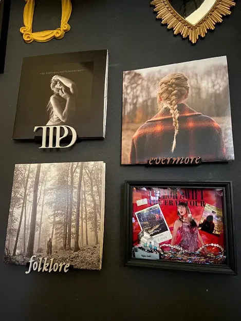 Kệ Treo Tường Để Vinyl Taylor Swift Kèm Chữ Album Art - Image 1