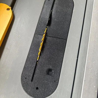 Tấm zero clearance plate DWE7485 (chia đôi) để in máy nhỏ