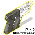 Helldivers P2 Peacemaker (Súng Prop) – Mẫu CAD/In 3D - Thumbnail 1