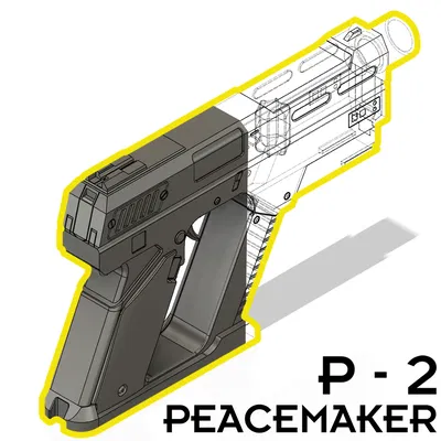 Helldivers P2 Peacemaker (Súng Prop) – Mẫu CAD/In 3D