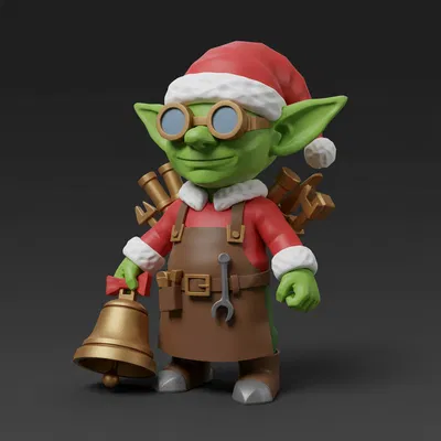 Mô Hình Yêu Tinh Giáng Sinh - Người Thợ Vàng Vui Tính