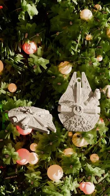 Mô Hình Millennium Falcon Trang Trí Cây Thông Noel Star Wars - Image 2