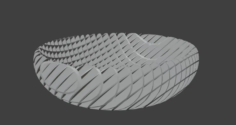 Bát Squares See Through - Angled (nghiêng góc) - Image 3