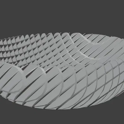 Bát Squares See Through - Angled (nghiêng góc)