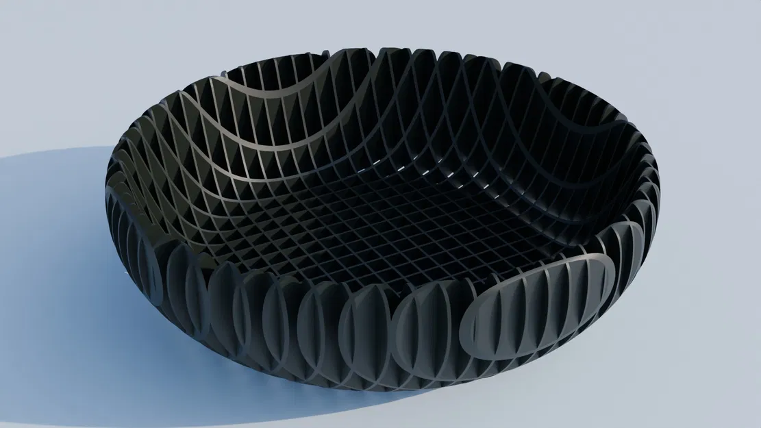 Tô/Bát Squares See-Through - Dựng Dọc (Vertically) - Image 1